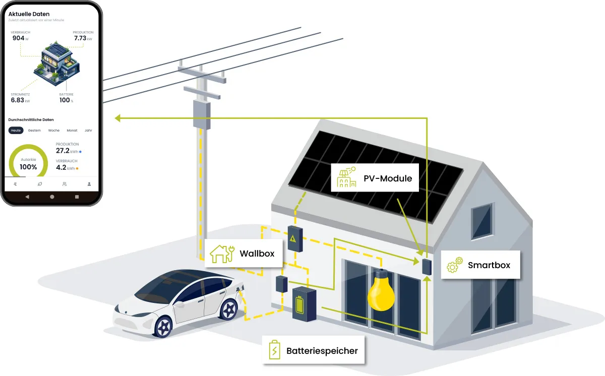 Installation von Panelen