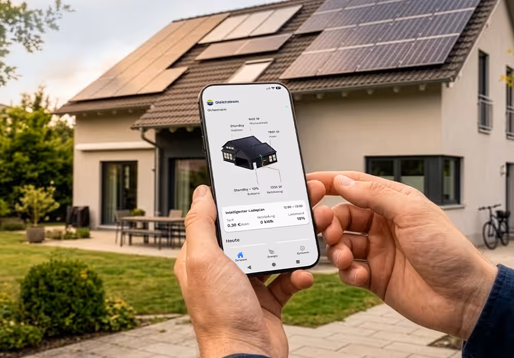 Wallbox Installation von Gleichstrom